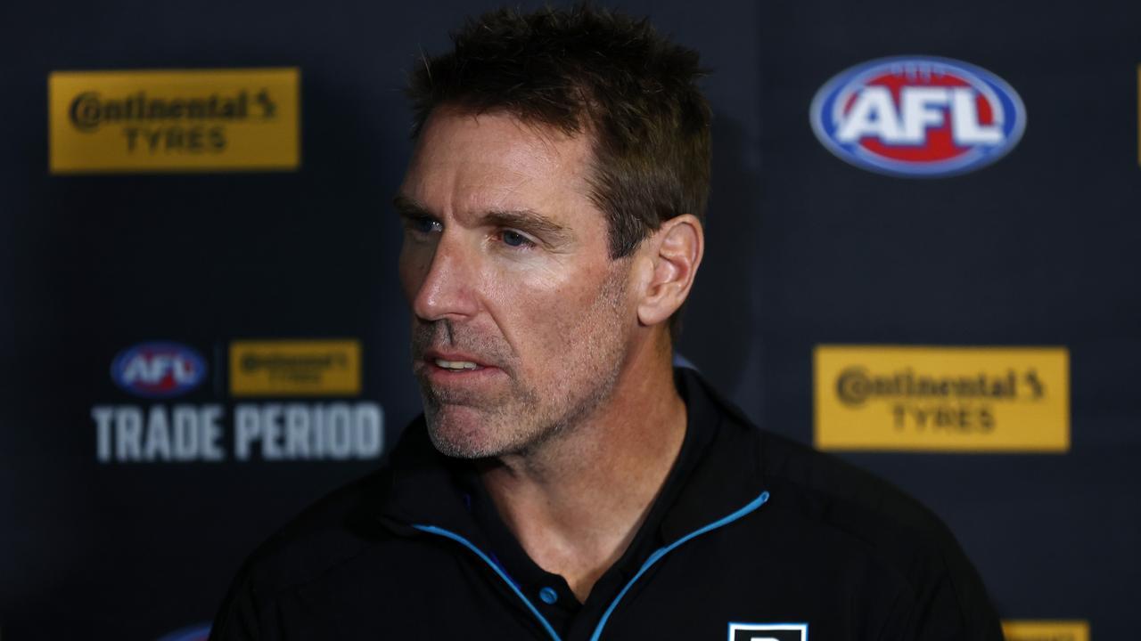 Port Adelaide's list manager Jason Cripps