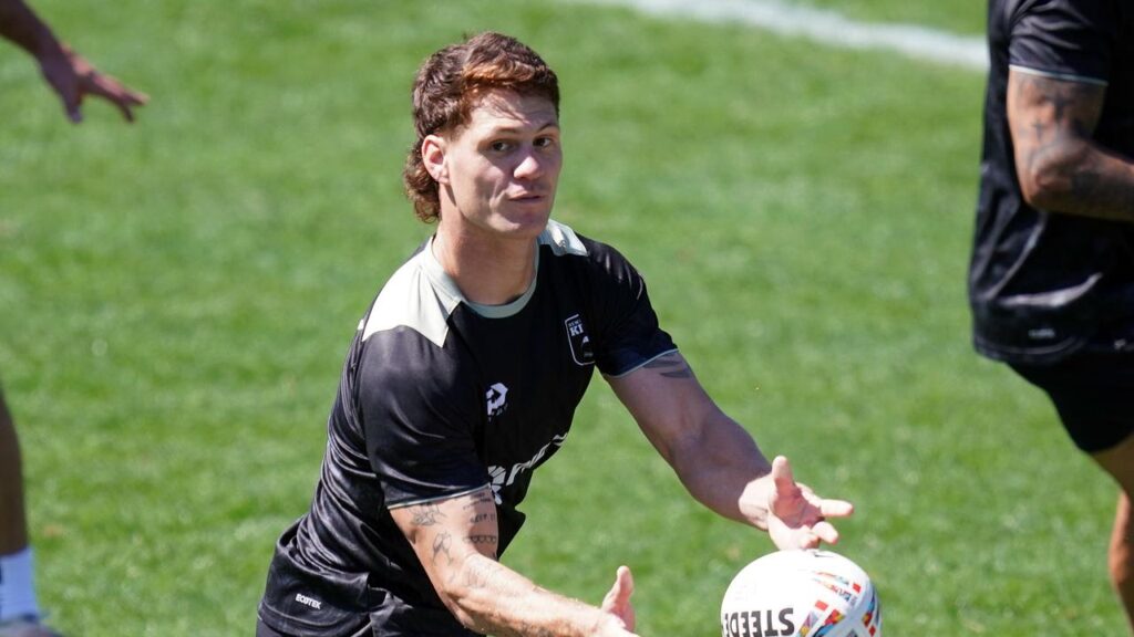 Kalyn Ponga looked right at home training with New Zealand ahead of the World Cup.
