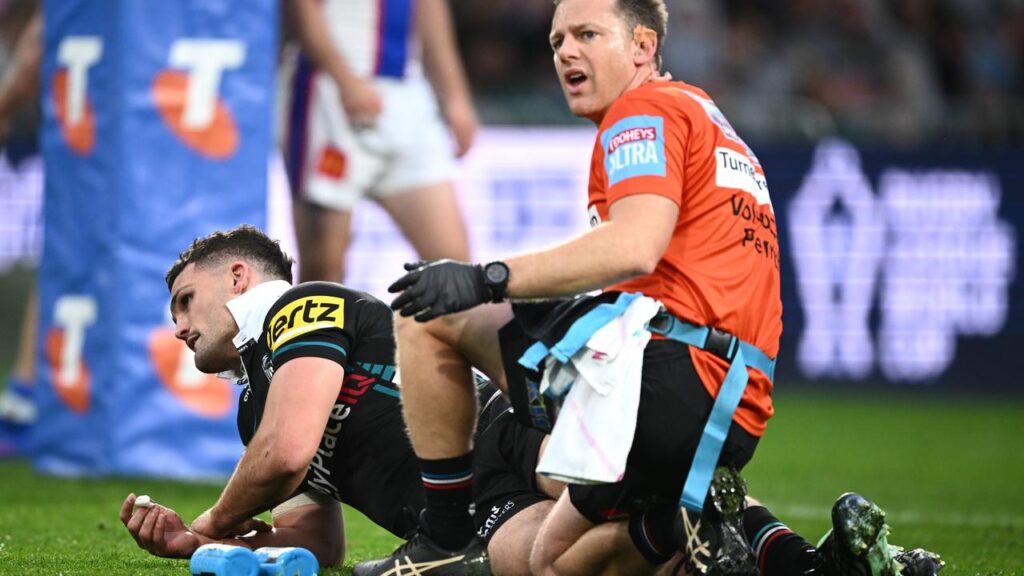Rugby union is to ban the hip-drop, the tackle action that badly injured NRL ace Nathan Cleary. 
