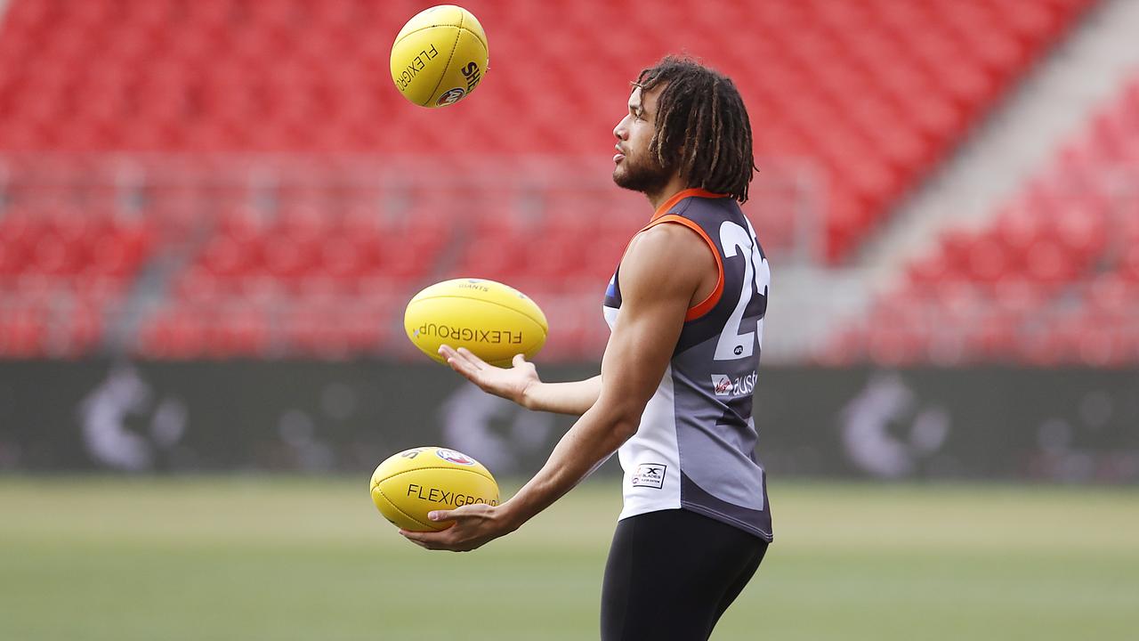 Former Fremantle and GWS player Tendai Mzungu