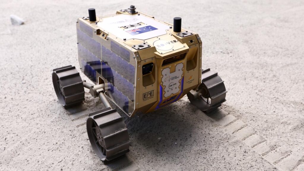 An Australian-built lunar rover will help unlock secrets to surviving on a drier, warmer planet.
