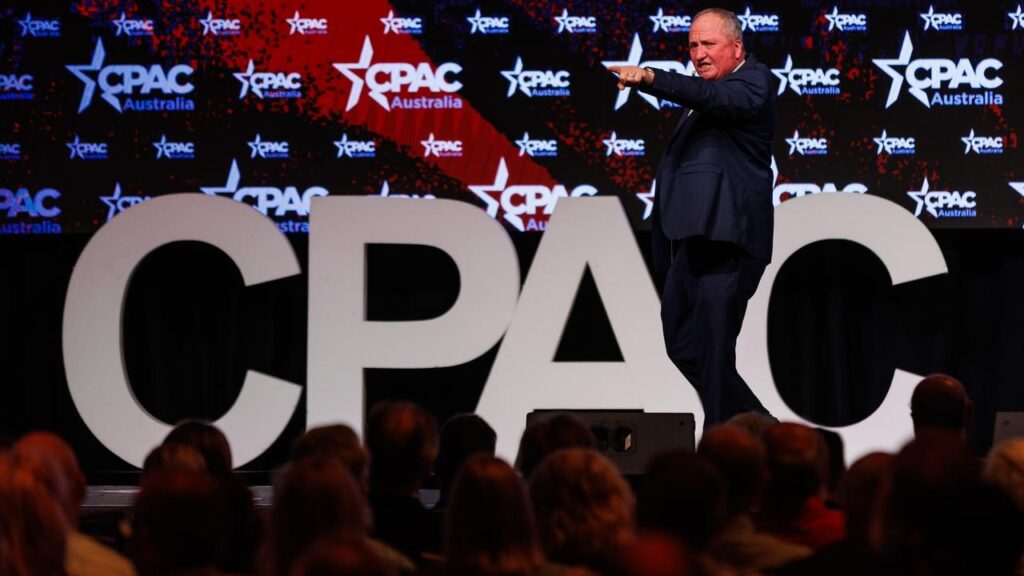 Senior Liberals are appearing at the CPAC event, alongside their One Nation rivals.
