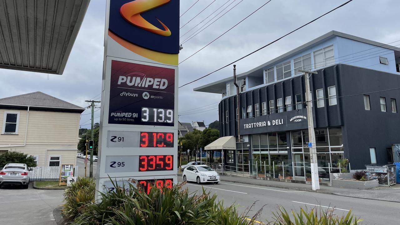 A petrol station in Newtown, Wellington