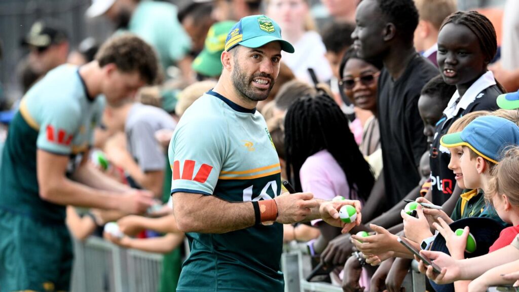 James Tedesco will captain Australia against Fiji as the No.1 battle heats up.
