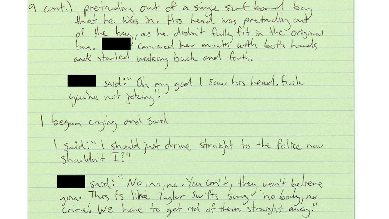 letter saying, among other things,