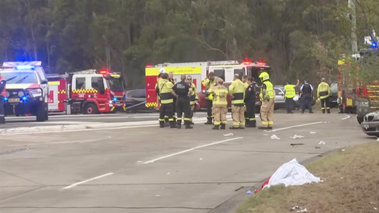 The accident scene